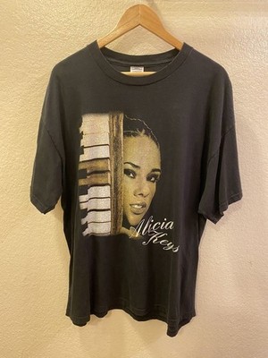 Vintage Alicia Keys John Legend Diary Tour T Shirt 2 SIDED REPRINT PA9663