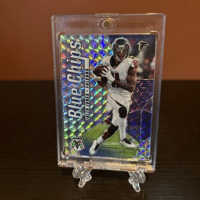 2020 Panini Mosaic JULIO JONES Blue Chips #BC4 Silver Mosaic PRIZM SP FALCONS