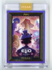 2025 Topps Pixar Gold Chrome #WA-29 Elio WALL ART Purple Parallel /15 SSP