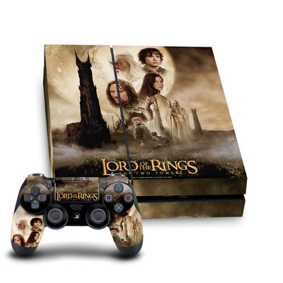 LOTR THE TWO TOWERS POSTERS VINYL SKIN DECAL FOR SONY PS4 CONSOLE & DUALSHOCK 4