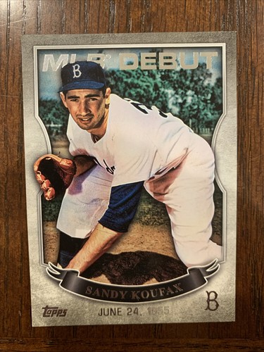 Sandy Koufax #MLBD-18 2016 Topps MLB Debut card