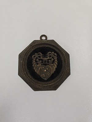 Vintage Gemini Zodiac Astrology Plaque Metal