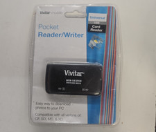 Vivitar 50-In-1 Universal Memory Card USB Reader Hi-Speed CF, SD, MS, XD