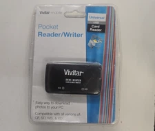 Vivitar 50-In-1 Universal Memory Card USB Reader Hi-Speed CF, SD, MS, XD