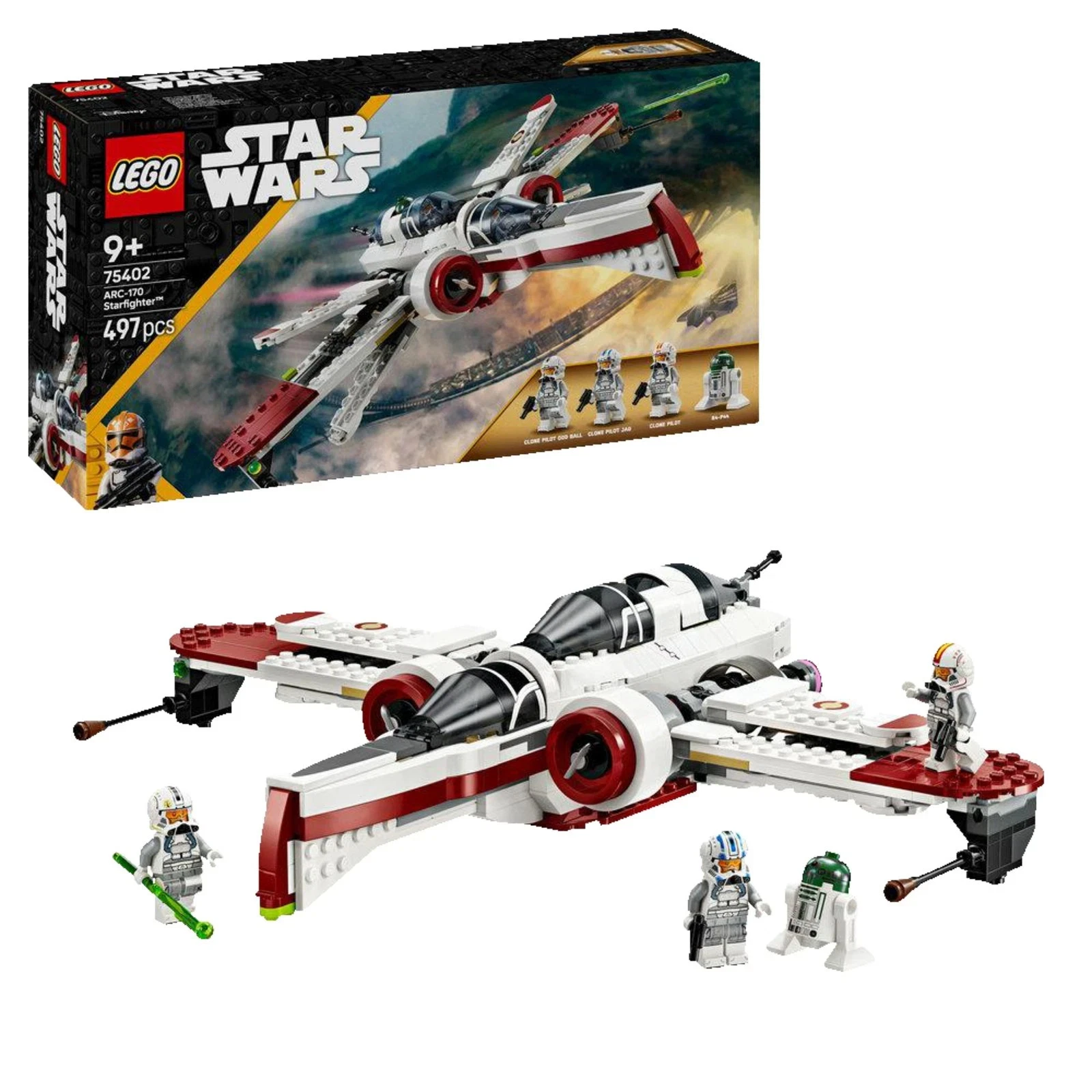LEGO 75402 Star Wars ARC-170 Starfighter New - No Minifigures
