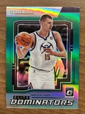 2021-22 Donruss Optic #15 Nikola Jokic Elite Dominators Green #/5