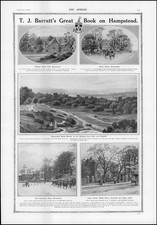 1912 LONDON Hampstead Heath North End Thomas Barratt Spaniards Road Quinton(385)