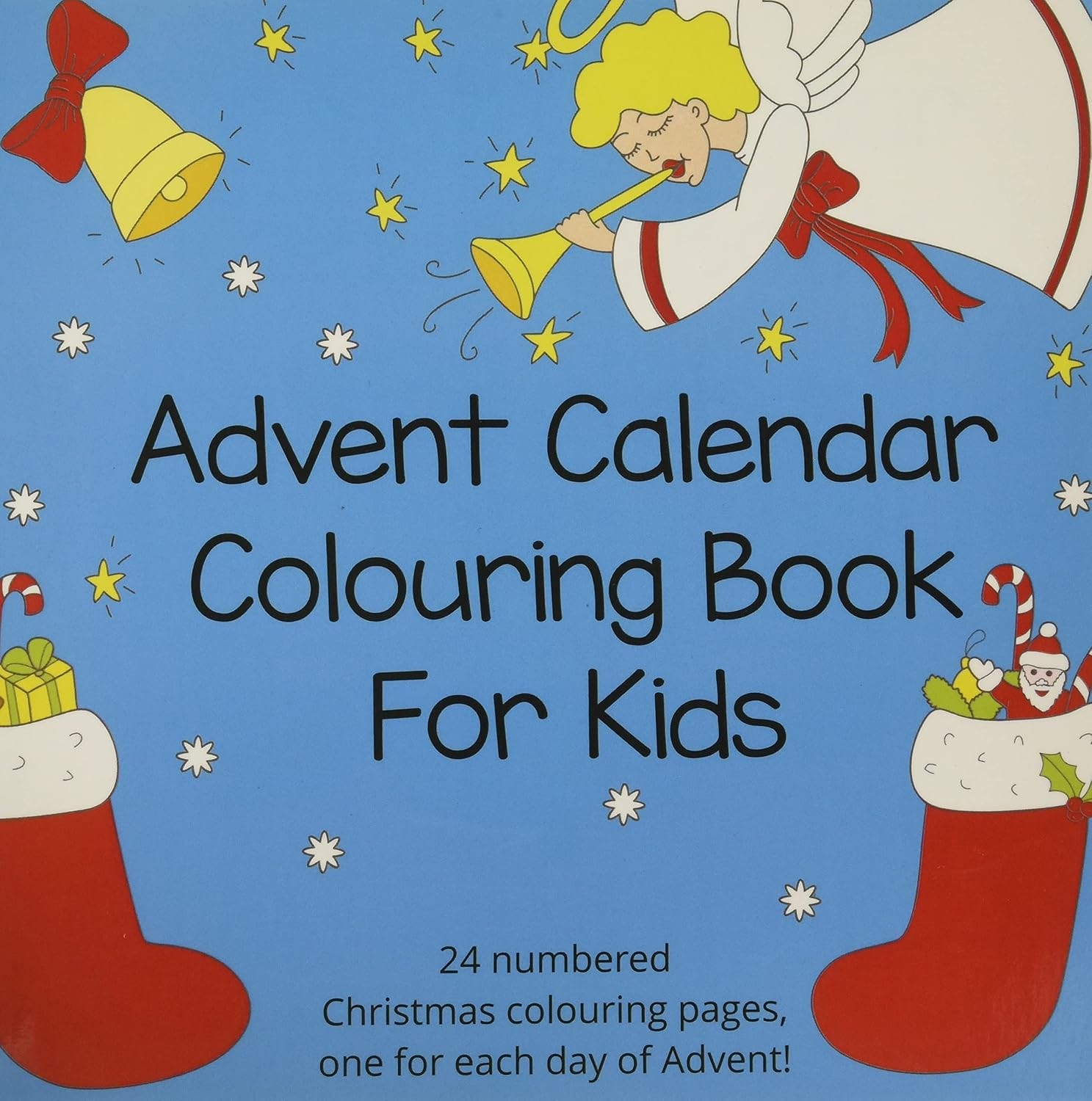 Advent Calendar Colouring Book for Kids: 24 Numbered Christmas Colouring Pages for Advent - Image 2