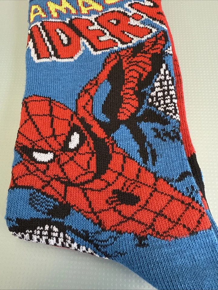 Calcetines Disney Marvel Amazing Spider-Man Talla EE. UU. 9-13 Unisex Reino Unido 8-11 Foto 2 de 4