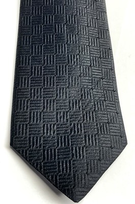 NWOT Robert Talbott Best Of Class Men's Silk Black Pattern Hand Sewn