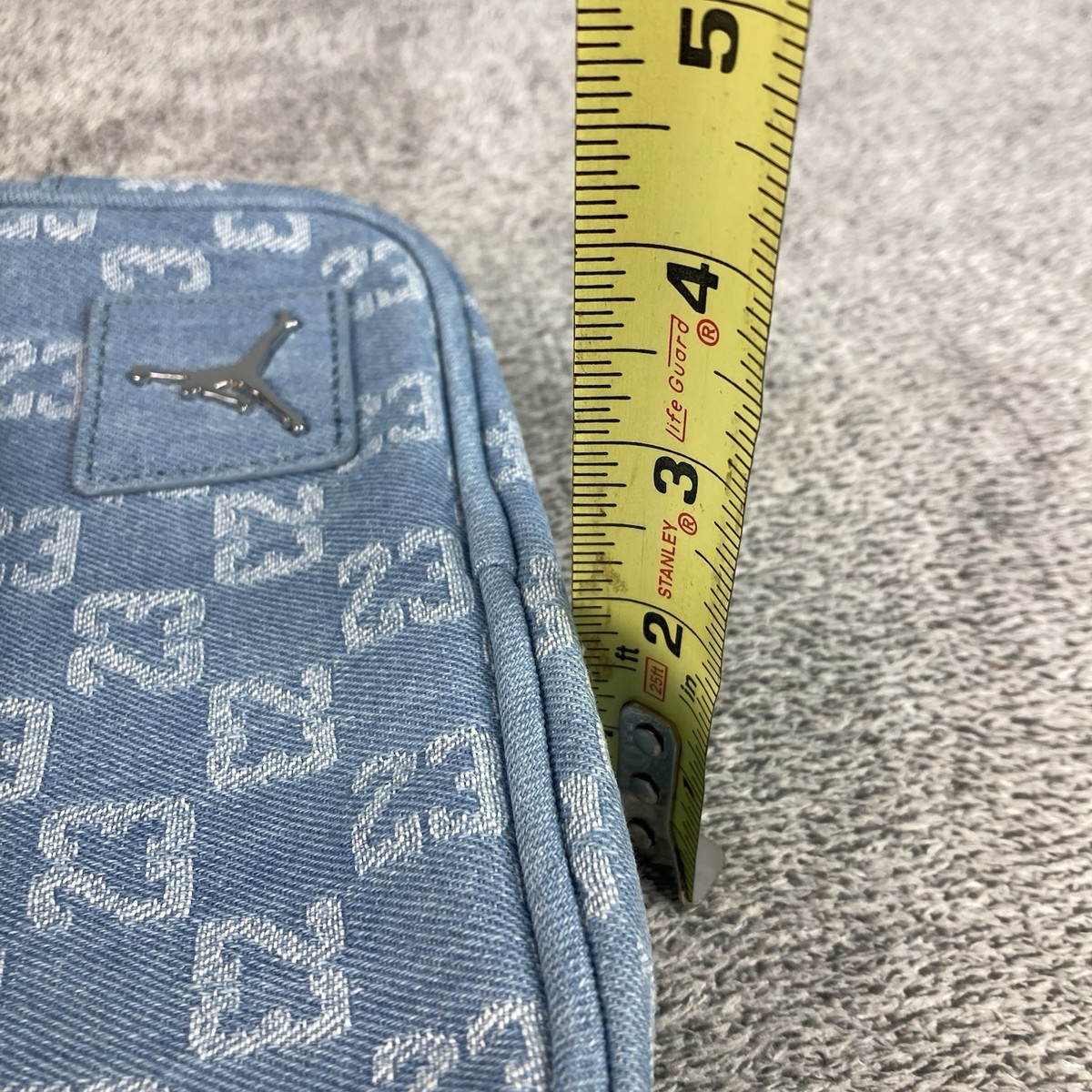 Nike Jordan 23 Monogram Camera Bag Denim Blue 1.5L Limited Edition