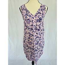 GAP XS Sleeveless Dress Floral Print Casual Mini Dress Womens