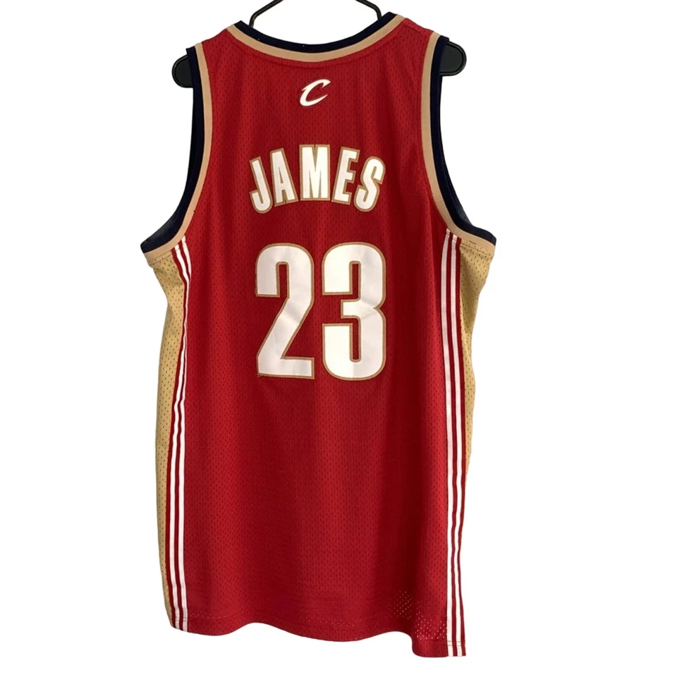 Authentic LeBron James Cleveland Cavaliers Reebok Men’s Large Cavs Rookie Jersey - Image 2 of 4