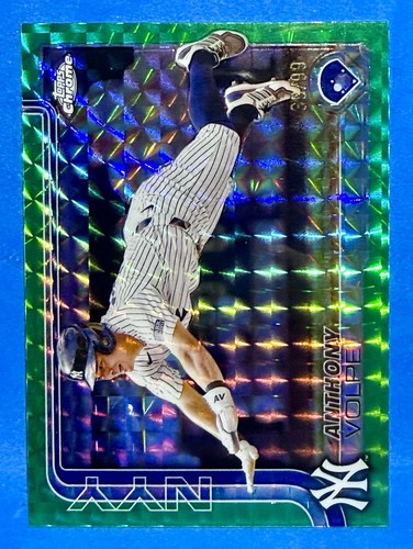 Anthony Volpe #162 2025 Topps Chrome card