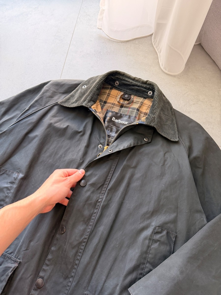 Men's BARBOUR A196 Beaufort Wax Jacket Coat Size C46 / 117cm made
