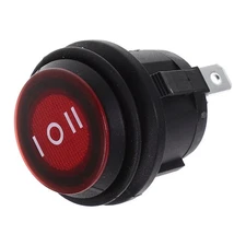 single pole double throw AC 6A/250V 3 Pin Round Rocker Toggle ON/OFF