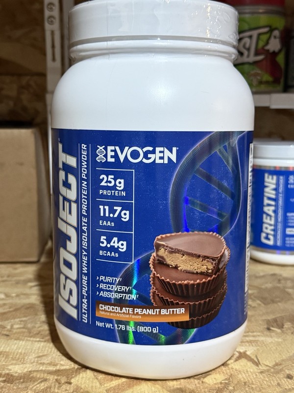 Evogen Isoject Whey Isolate Protein Powder, Chocolate Peanut Butter , 2lb