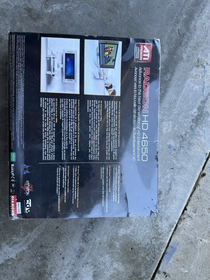 Diamond ATI Radeon HD 4650 3D Graphics Video Card GDDR2 512-SEALED - Image 4 of 4