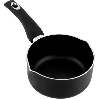 Pendeford Diamond Milchtopf 15cm Antihaftbeschichtung Kochtopf Doppelauslauf schwarz