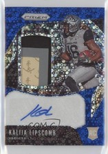 2020 Chronicles Draft Picks Blue Prizm 26/75 Kalija Lipscomb #19 Patch Auto 0a3