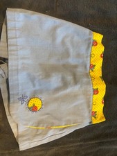 Healthtex 6 Girls Blue Skort with Yellow and Rose Trim -1970s - Vintage