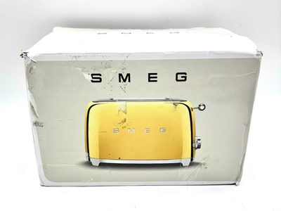 SMEG トースター Smeg 2 Slice Retro Style Steel Toaster 980W 120V - Gold | eBay