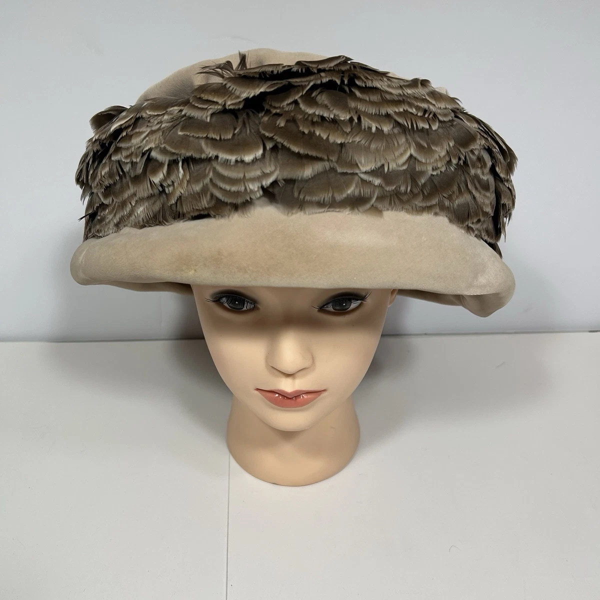 Flapper Feather Cloche Vintage Hats for Women for sale | eBay display picture 2