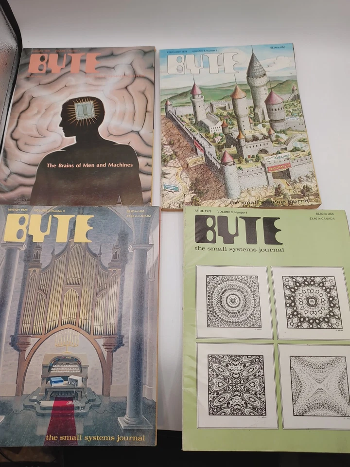 Byte Vintage Computer Magazine Lot of 10 1978, 1980, 1981 - Image 3 of 4