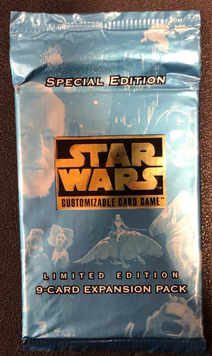 Star Wars Limited Edition Customizable Card Game CCG Decipher Booster Pack