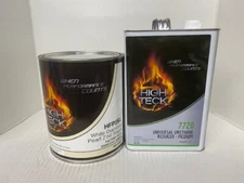 GM WA800J White Diamond Pearl Automotive Basecoat & Reducer 1 GALLON EACH