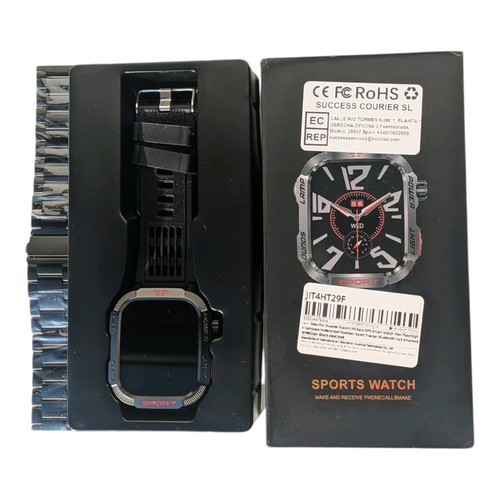 LED Taschenlampe SmartWatches HT29 600mAh Luftdruck Gesundheit Silikon + Metal - Bild 15 von 19