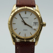 OROLOGIO EBERHARD & CO AQUADATE AUTOMATICO UOMO 40016 35MM ORO 18K 750 VINTAGE