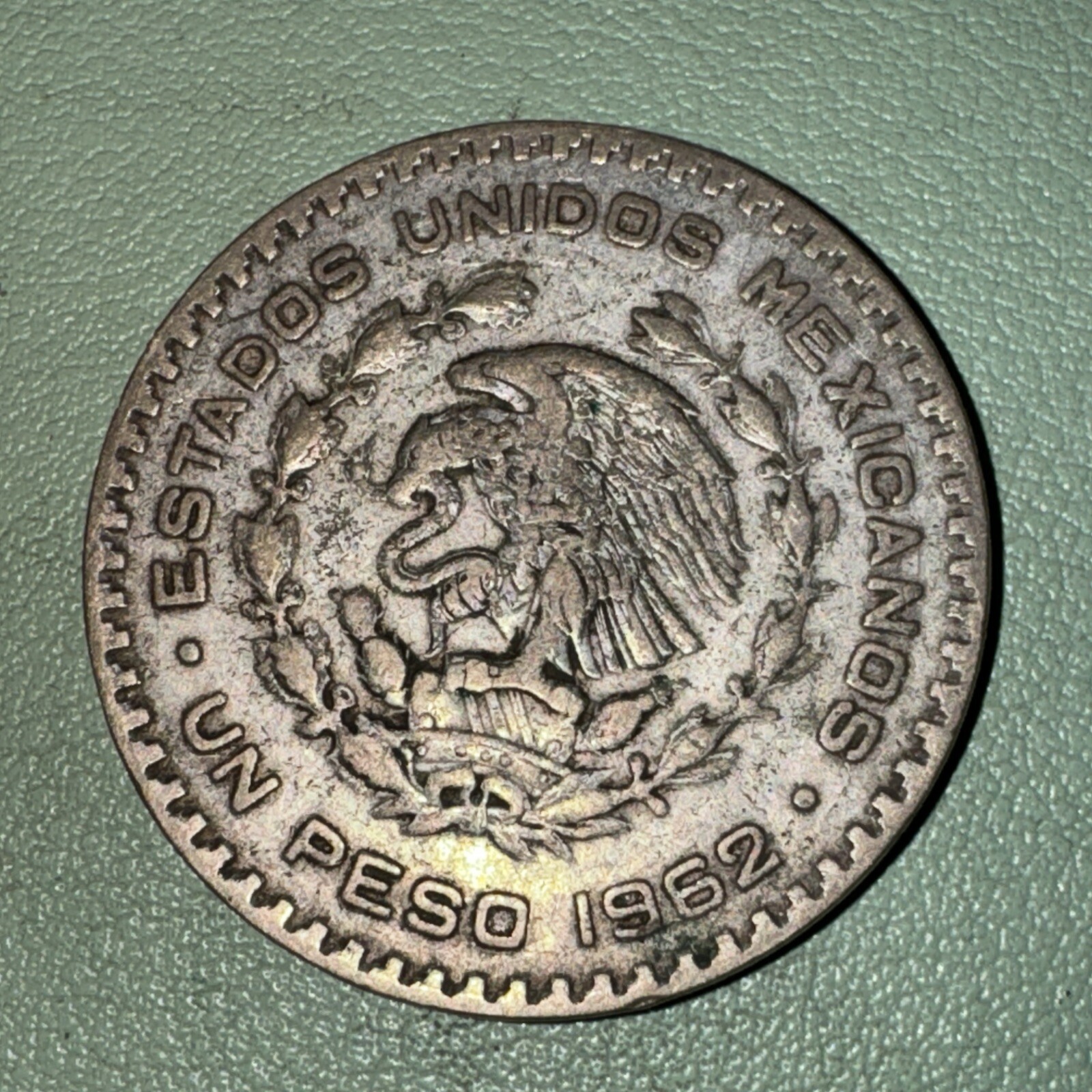 MEXICO 1 Un Peso 1962 Jose Morelos Silver Coin eBay