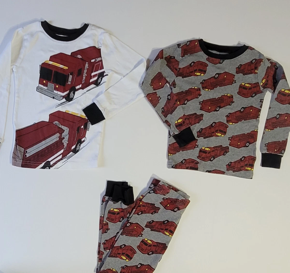 Fire truck pajamas 5t clearance