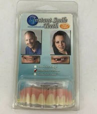 Instant Smile Teeth Hand Made Upper Cosmetic replacement teeth set Medium Unisex