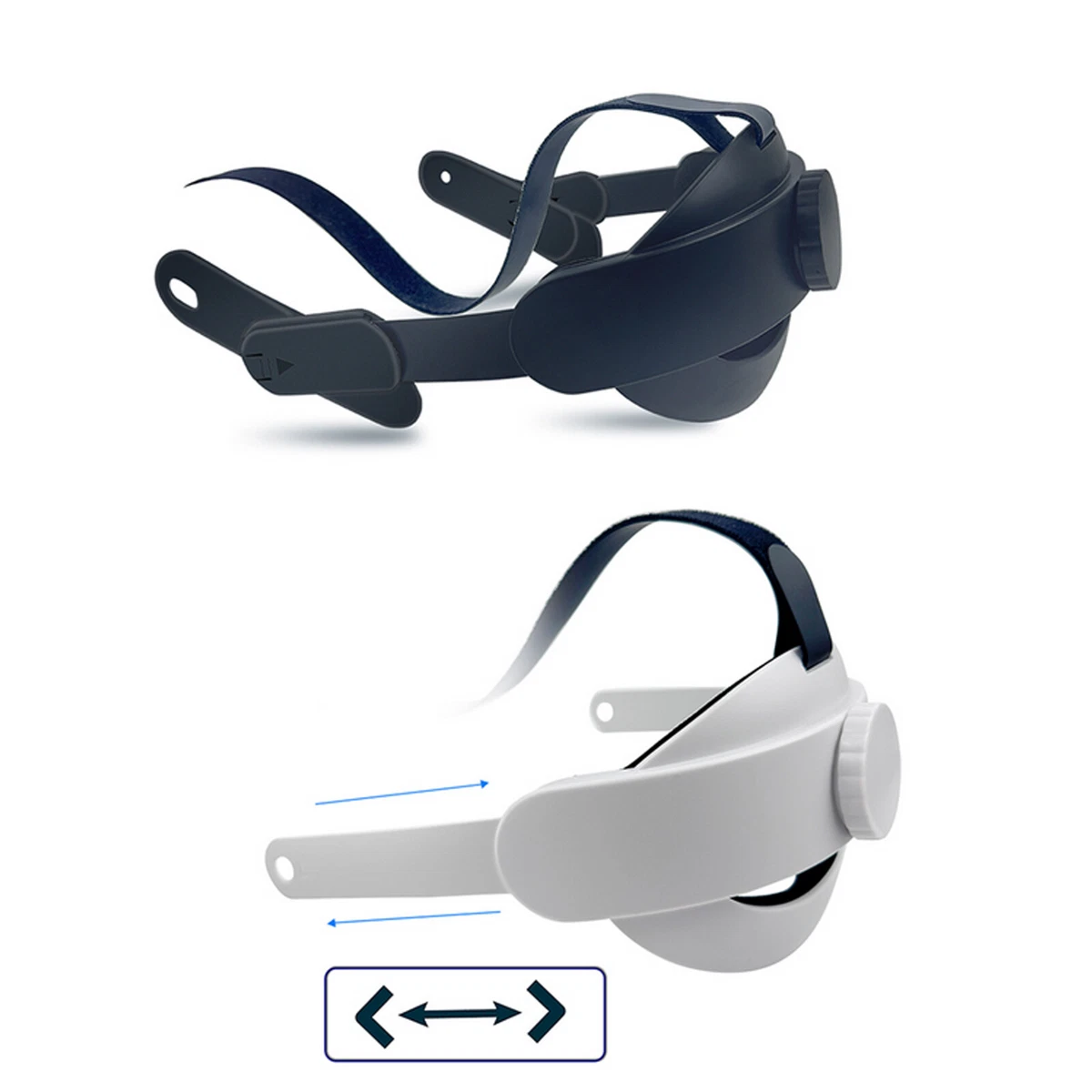 Compatible With Oculus Quest 3 Headband, Lightweight And Adjustable  Accessories To Enhance VR Headset Support And Comfort (White)(Black)VR  Accessories