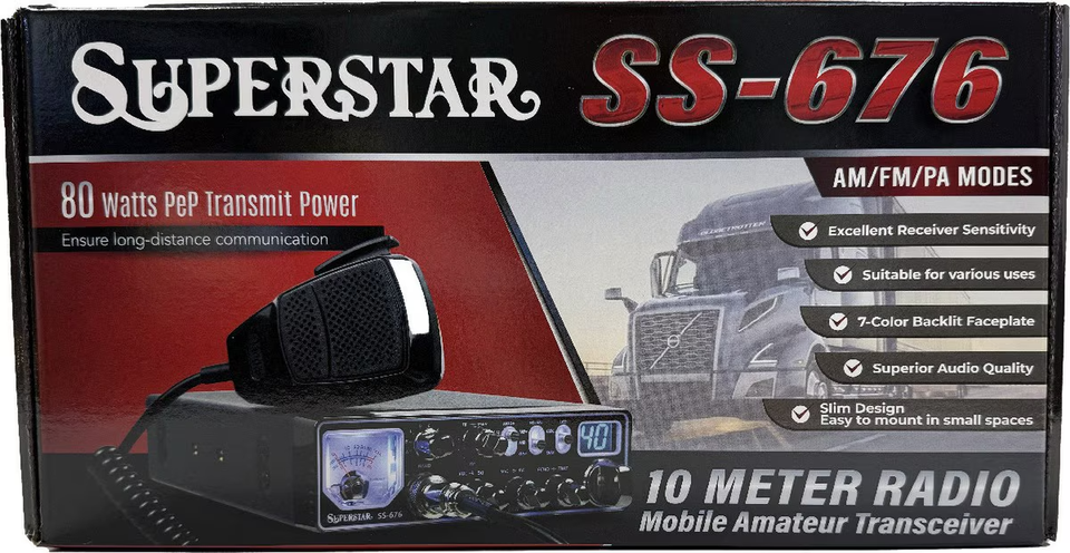 Radio CB Ranger SuperStar SS148PRO 300 Watt 10 Metri – Eco Talkback E Misuratore
