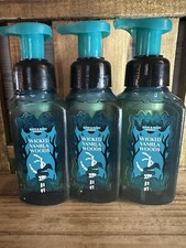 Bath  Body Works WICKED VANILLA WOODS Gentle Foaming Hand Soap Halloween Lot x3