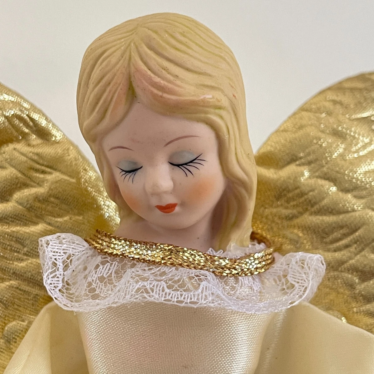 Vintage angel tree online topper