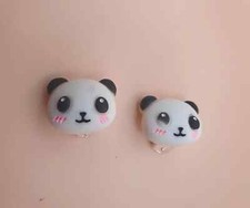 Panda Hypoallergenic Clips Earrings for girls, cute earrings for girls,