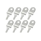 3/16 Stainless Steel Brake Line Clamps Clips Screws Streetrod Ratrod Hotrod 16PC
