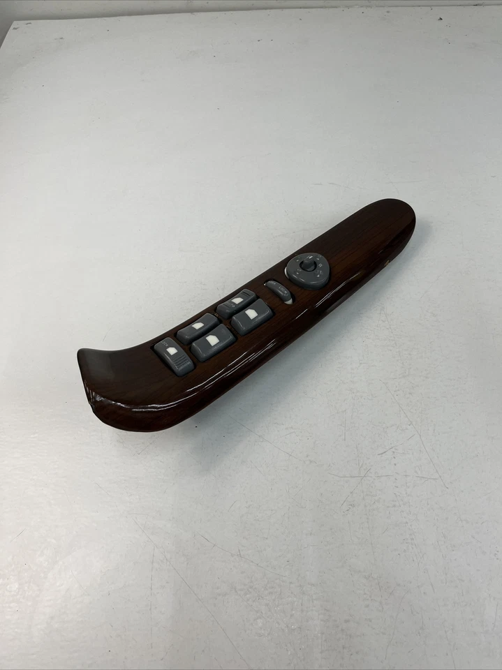 99-00 Cadillac Escalade Yukon Driver Master Window Switch OEM Woodgrain - Image 2 of 4