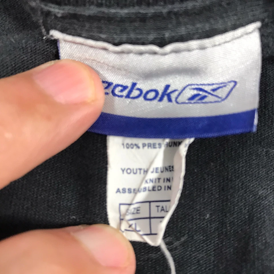 Camiseta Reebok Pittsburgh Steelers Juvenil XL Negra 2007 Gráfica Temporada 75 Foto 4 de 4