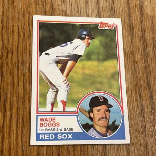 1983 Topps Baseball #498 WADE BOGGS (RC-HOF)  NM+ Boston RED SOX No Creases H