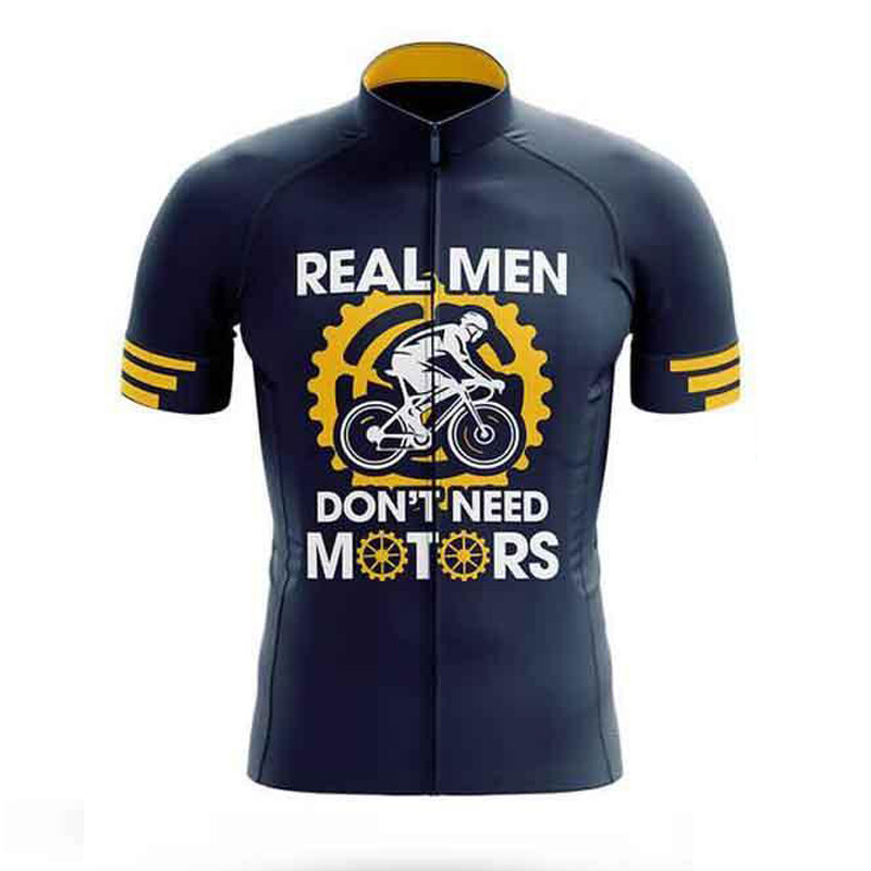 Men Cycling Jersey 2024 Team Bike Shirt Short Sleeve Racing