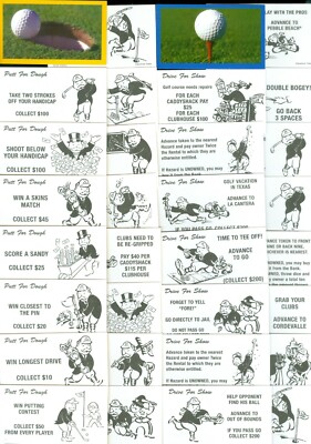 2005 Monopoly Golf Signature Holes Edition Replacement Game Pieces
