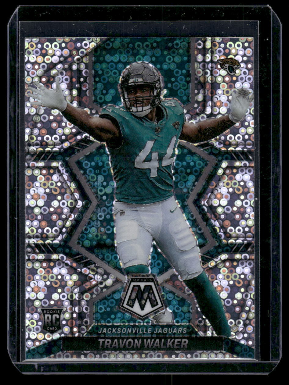 2022 Panini Mosaic #333 Travon Walker Mosaic No Huddle Silver