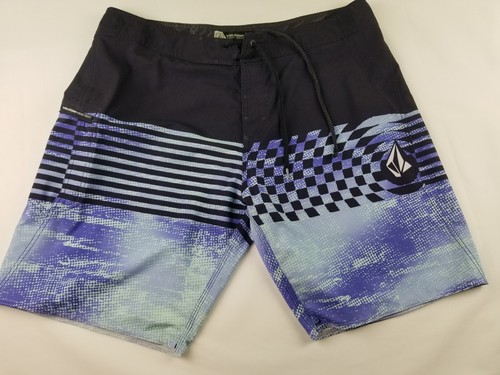 Volcom Shorts Mens Size 38 Black Boardshorts Swim Trunks Surfing Mod tech #5305 - Picture 3 of 14