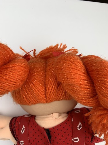 Mattel's First Edition 1978,1983 CK 17 Cabbage Patch 1995 Orange Hair Brn Eyes - Picture 11 of 12
