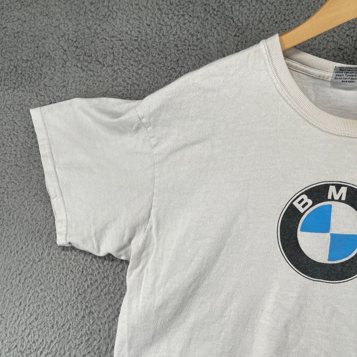 Vintage 90s BMW The Ultimate Driving Machine White Large T-Shirt 